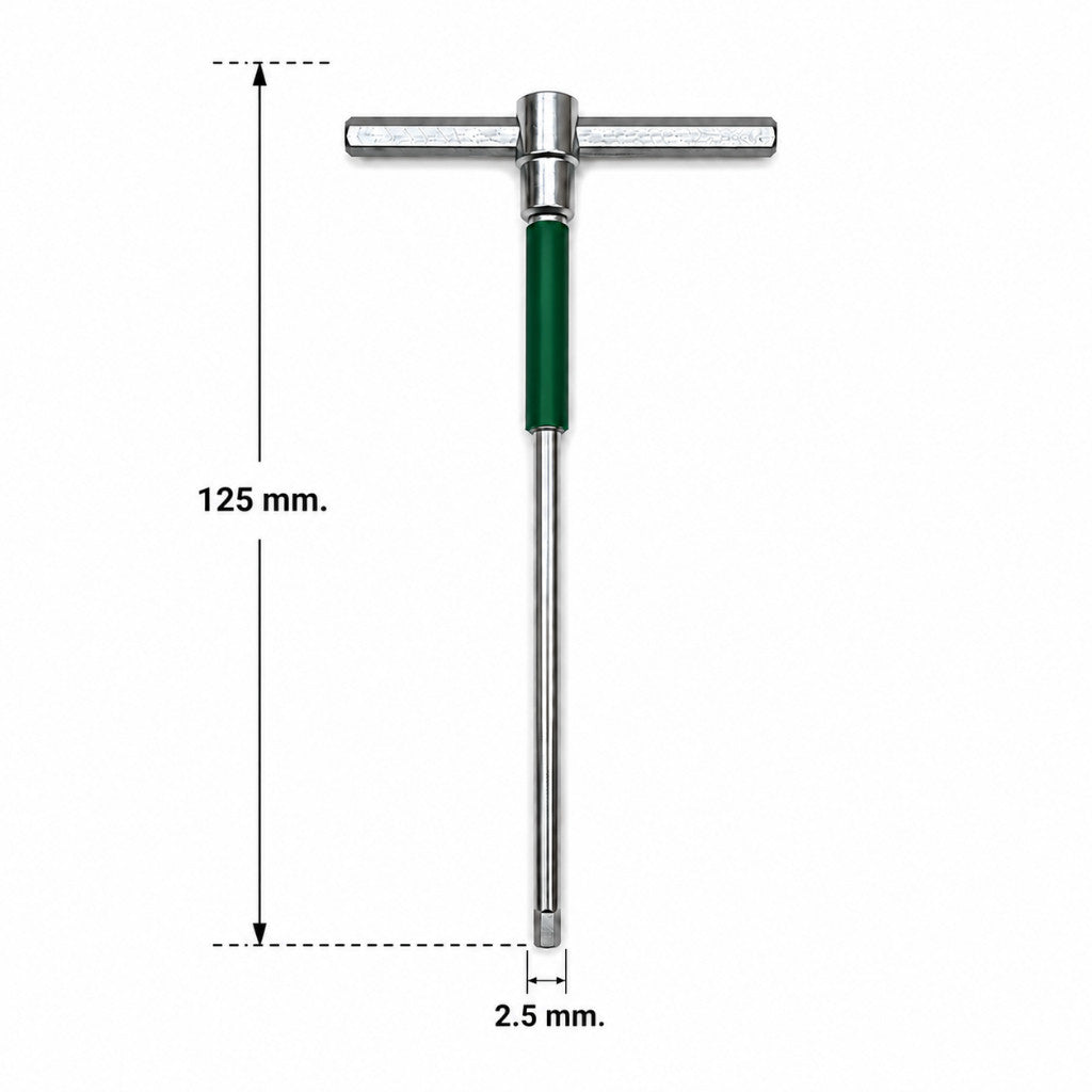 บล็อกตัวทีหกเหลี่ยม T-Handle Hex Key ประแจตัวที ก้านเลื่อน ปรับได้ 3 ระดับ ขันน็อตหกเหลี่ยม แรงบิดสูง ใช้งานแบบ T และ L