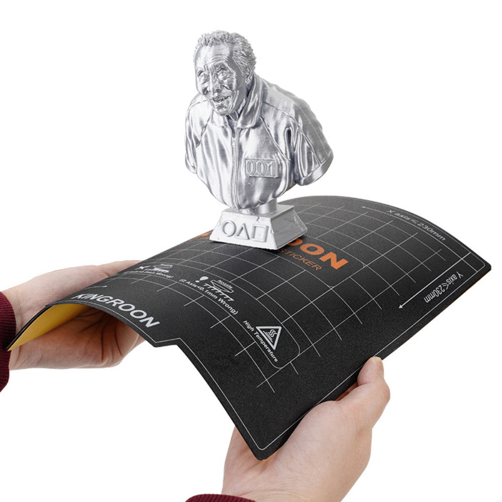 แผ่นรองพิมพ์ 3D แม่เหล็ก PEI Build Surface สำหรับเครื่องพิมพ์ 3D ถอดง่าย กันงอ ยึดเกาะดี