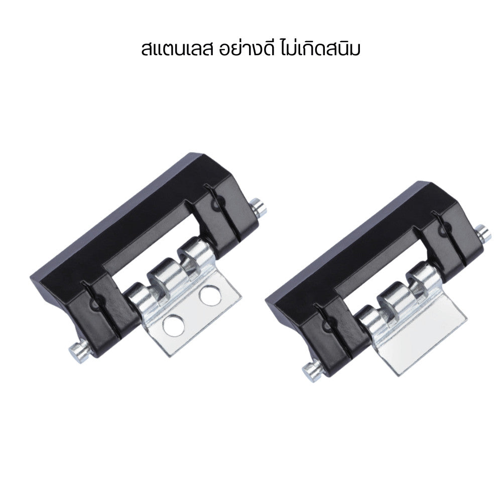 บานพับแบบซ่อน เป็นบานพับที่นิยมใช้กับตู้เสื้อผ้า, ตู้ครัว, ตู้โชว์ และเฟอร์นิเจอร์ต่าง ๆ เพราะติดตั้งด้านในและมองไม่เห็น