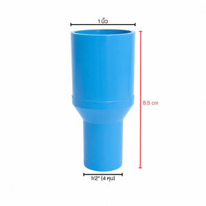 SCG ข้อลดตรง PVC สีฟ้า ข้อต่อลดขนาดท่อประปา 3/4x1/2 นิ้ว และ 1x1/2 นิ้ว มาตรฐาน SCG