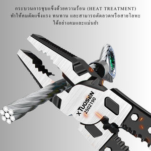 คีมอเนกประสงค์  คีมปากจิ้งจก คีมปากแหลม คีมตัดเฉียง คีมช่างไฟ ตัดลวด ปอกสายไฟ งานช่างไฟฟ้า