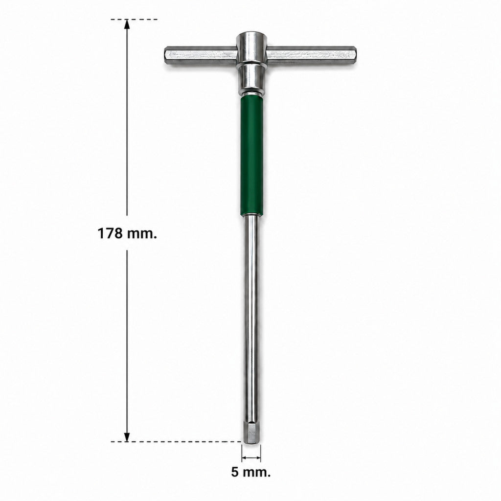 บล็อกตัวทีหกเหลี่ยม T-Handle Hex Key ประแจตัวที ก้านเลื่อน ปรับได้ 3 ระดับ ขันน็อตหกเหลี่ยม แรงบิดสูง ใช้งานแบบ T และ L