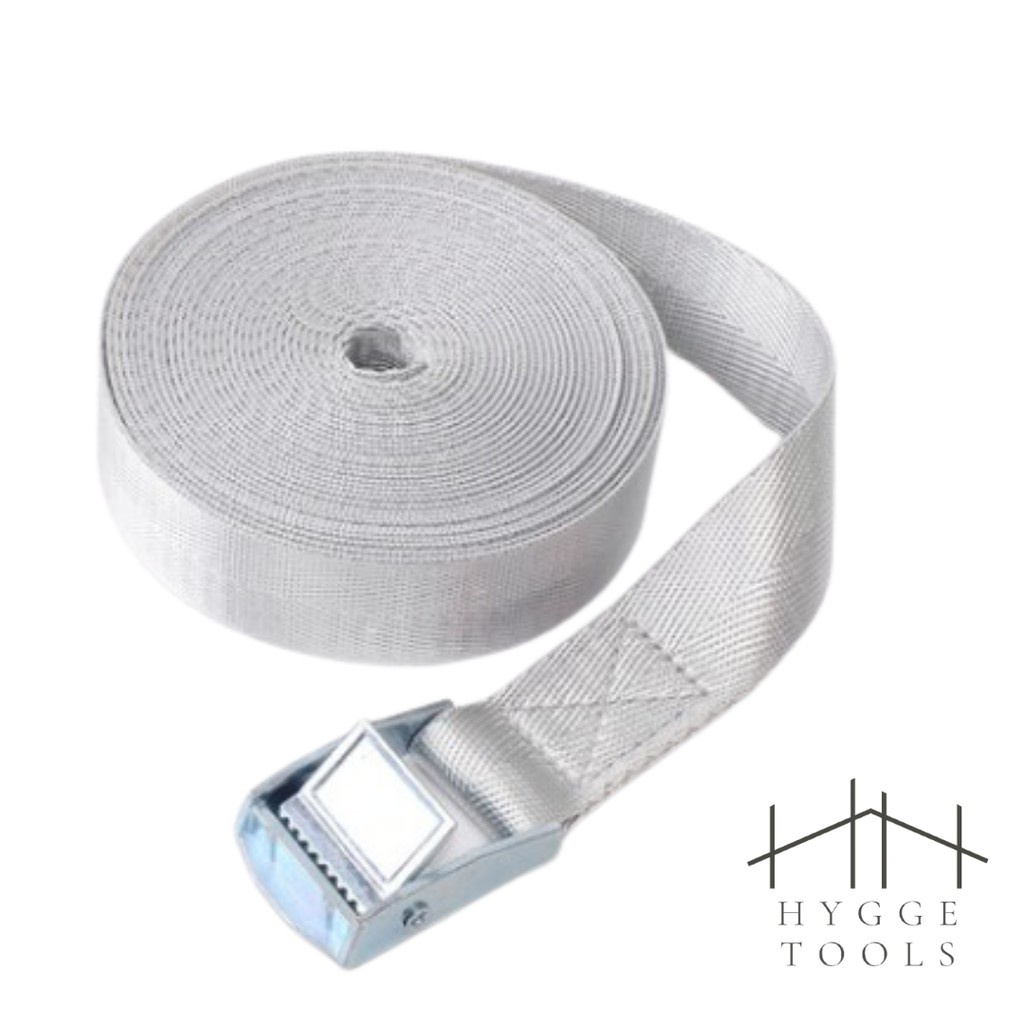 สายรัดของ พร้อมหัวล็อกอัตโนมัติ สำหรับมอไซ รถบรรทุก เชือกรัด ความกว้าง 2.5 CM - Image 5