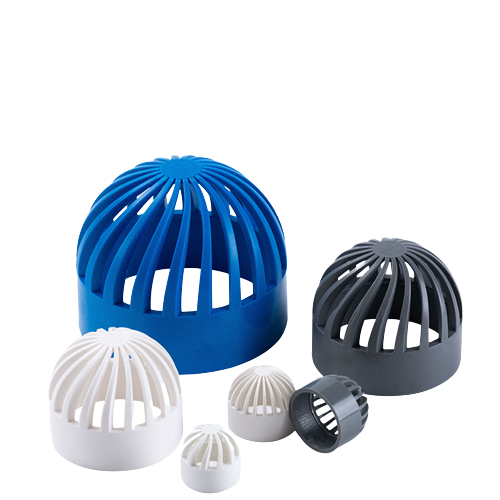 ฝาครอบท่อกรองน้ำ PVC ระบายอากาศ 20~110 มม หมวกระบายอากาศ ฝาปิดถังปลา ฝาปิดตาข่าย (ไม่สามารถใช้กับท่อ PVC สีฟ้าได้) - Image 4