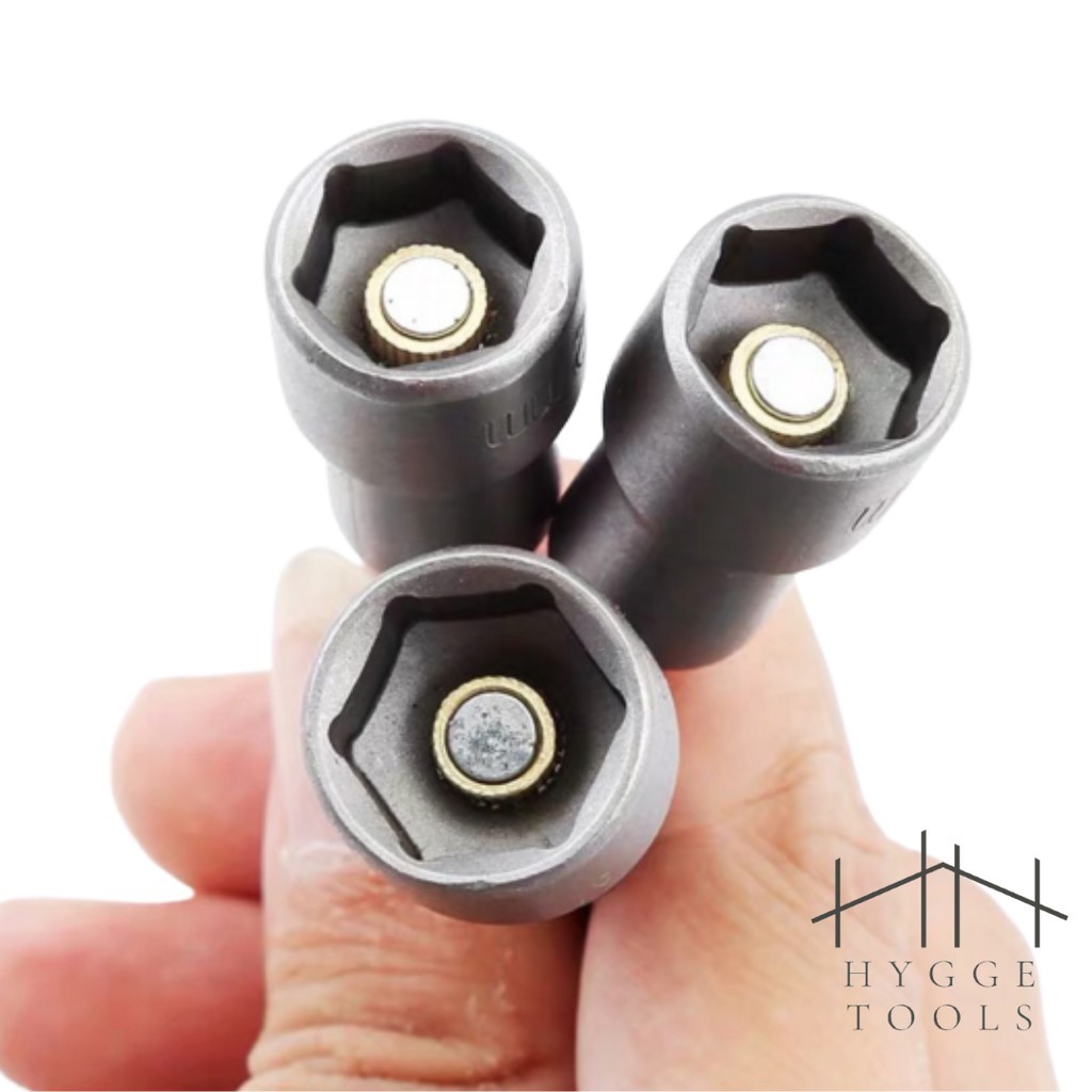 ลูกบล็อกหัวแม่เหล็ก บล็อกยิงหลังคา Power nut ใช้กับสว่าน หัวบล็อกแม่เหล็ก บล็อคขันน็อตหลังคา บล็อกน็อต - Image 2