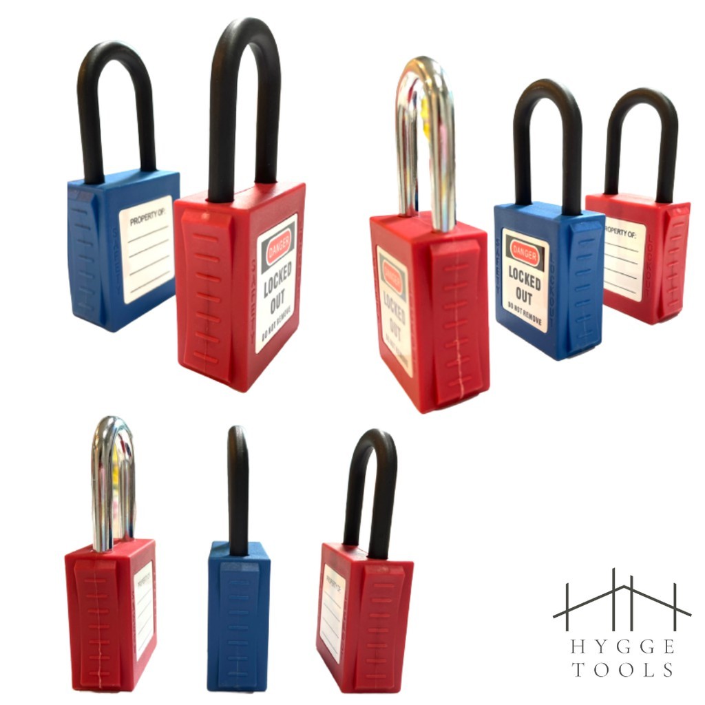 กุญแจนิรภัย กุญแจนิรภัยก้านไนล่อน กุญแจนิรภัยก้านสแตนเลส Keyed differ Lockout/ Safety padlock - Image 8