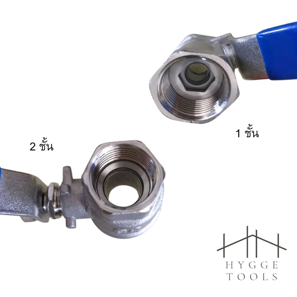 บอลวาล์ว บอลวาล์วสแตนเลส 316 Stainless Ball Valve บอลวาล์ว 1/2"-2" - Image 2