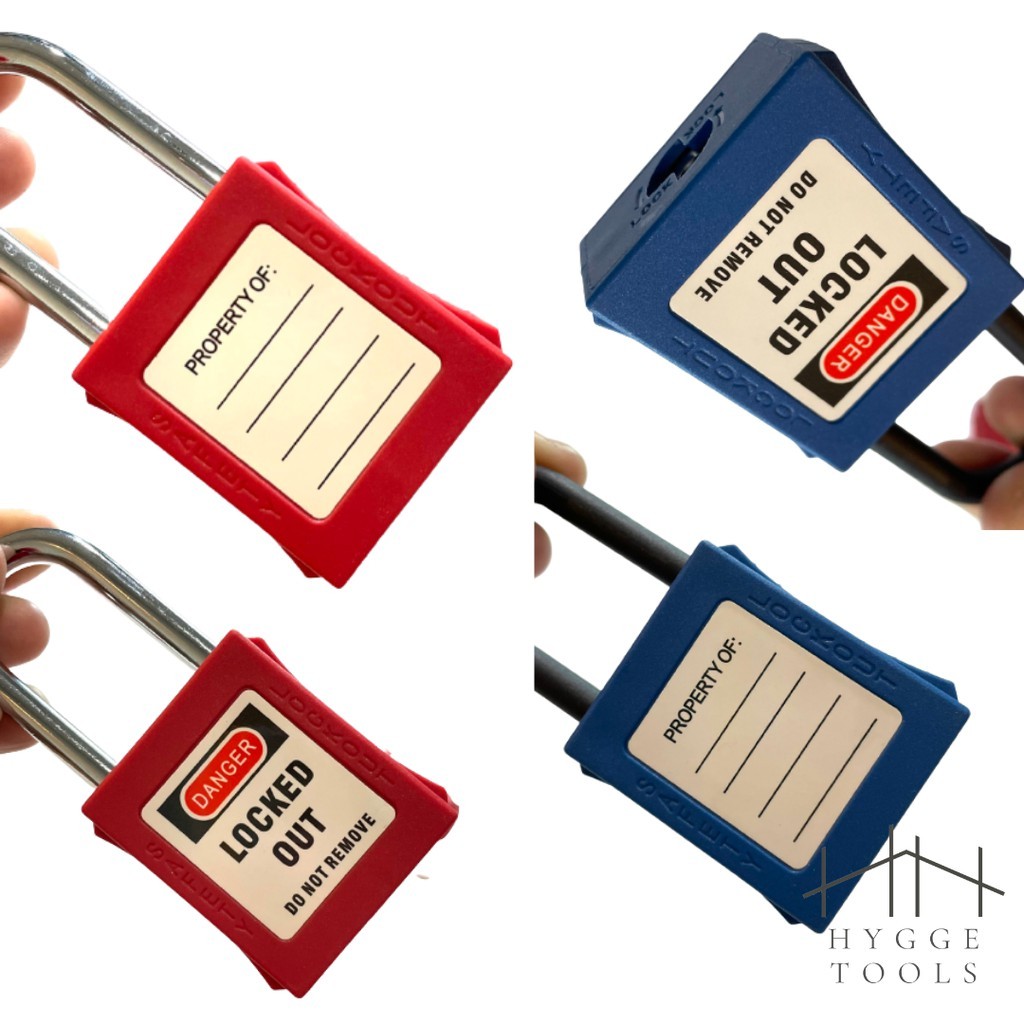 กุญแจนิรภัย กุญแจนิรภัยก้านไนล่อน กุญแจนิรภัยก้านสแตนเลส Keyed differ Lockout/ Safety padlock - Image 6