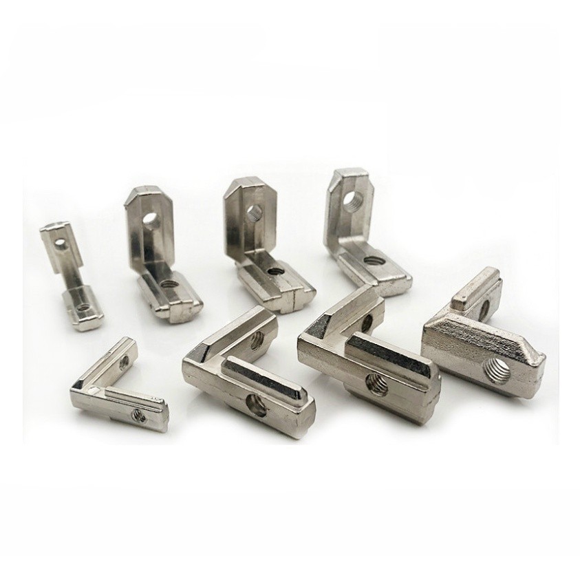 ฉาก Inner Bracket สำหรับอลูมิเนียมโปรไฟล์ อลุมิเนียมโปรไฟล์ 2020 3030 4040 4545 - Image 3