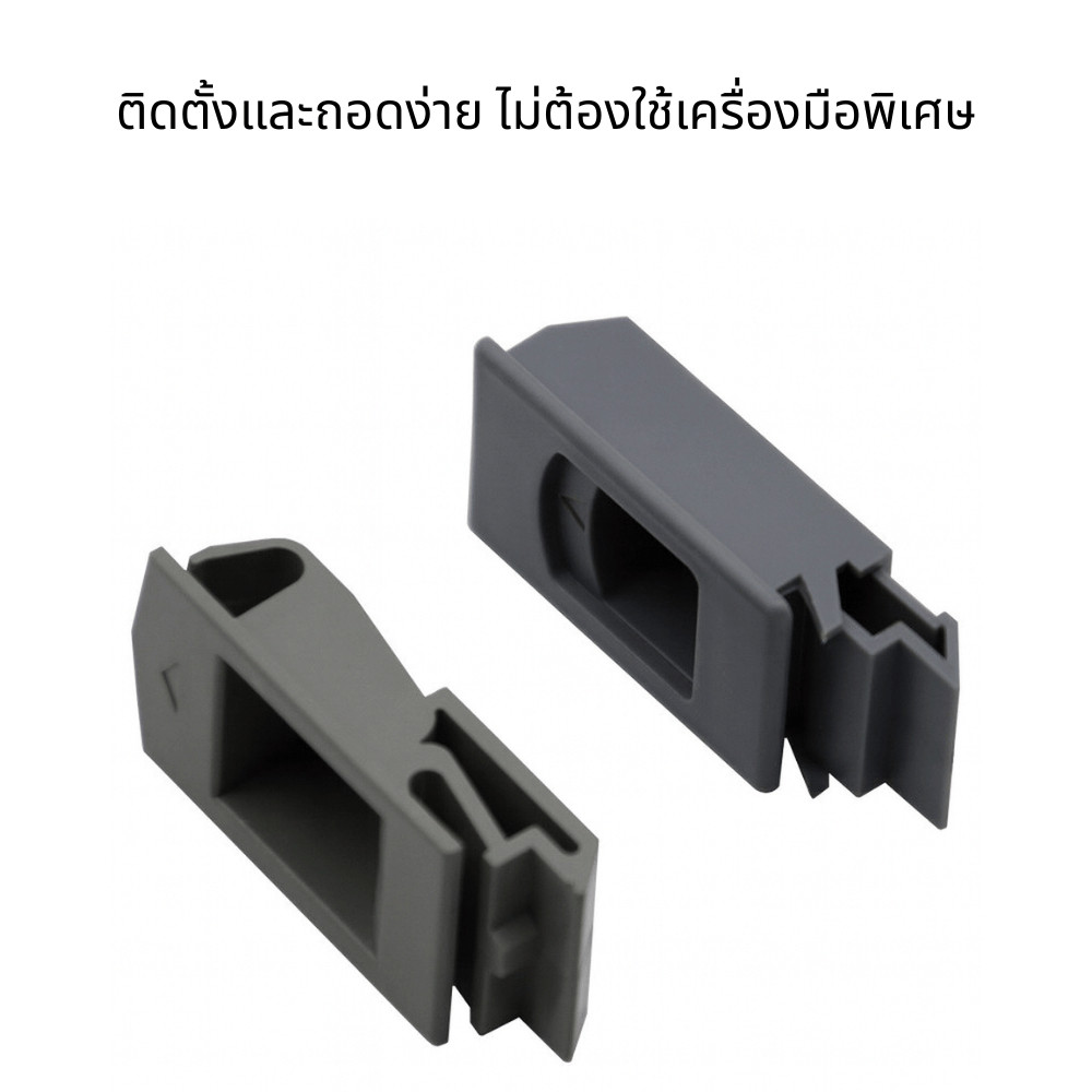 อะไหล่เสริมอุปกรณ์ล็อกประตู พลาสติก แข็งแรง ใช้กับตู้ไฟ ตู้ควบคุม เครื่องจักรอุตสาหกรรม งานซ่อมบำรุง ติดตั้งง่าย ทนทาน - Image 2